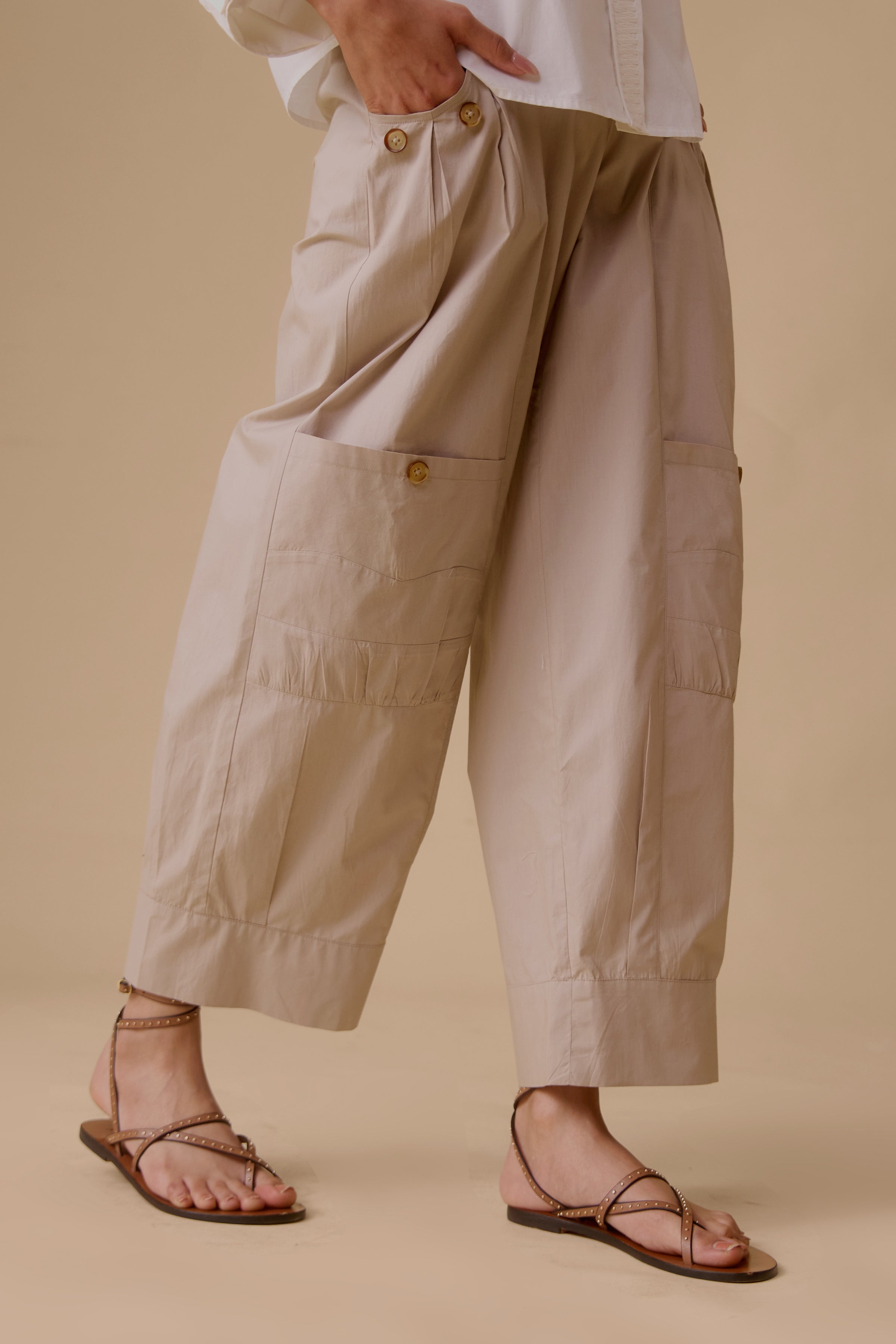 Manya Pants - Beige