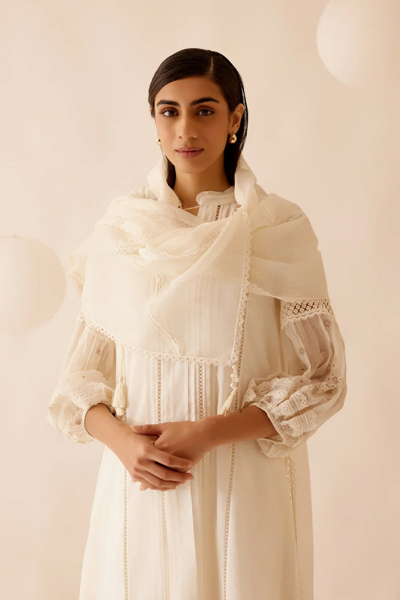 Cecile Kurta Set  - Ivory