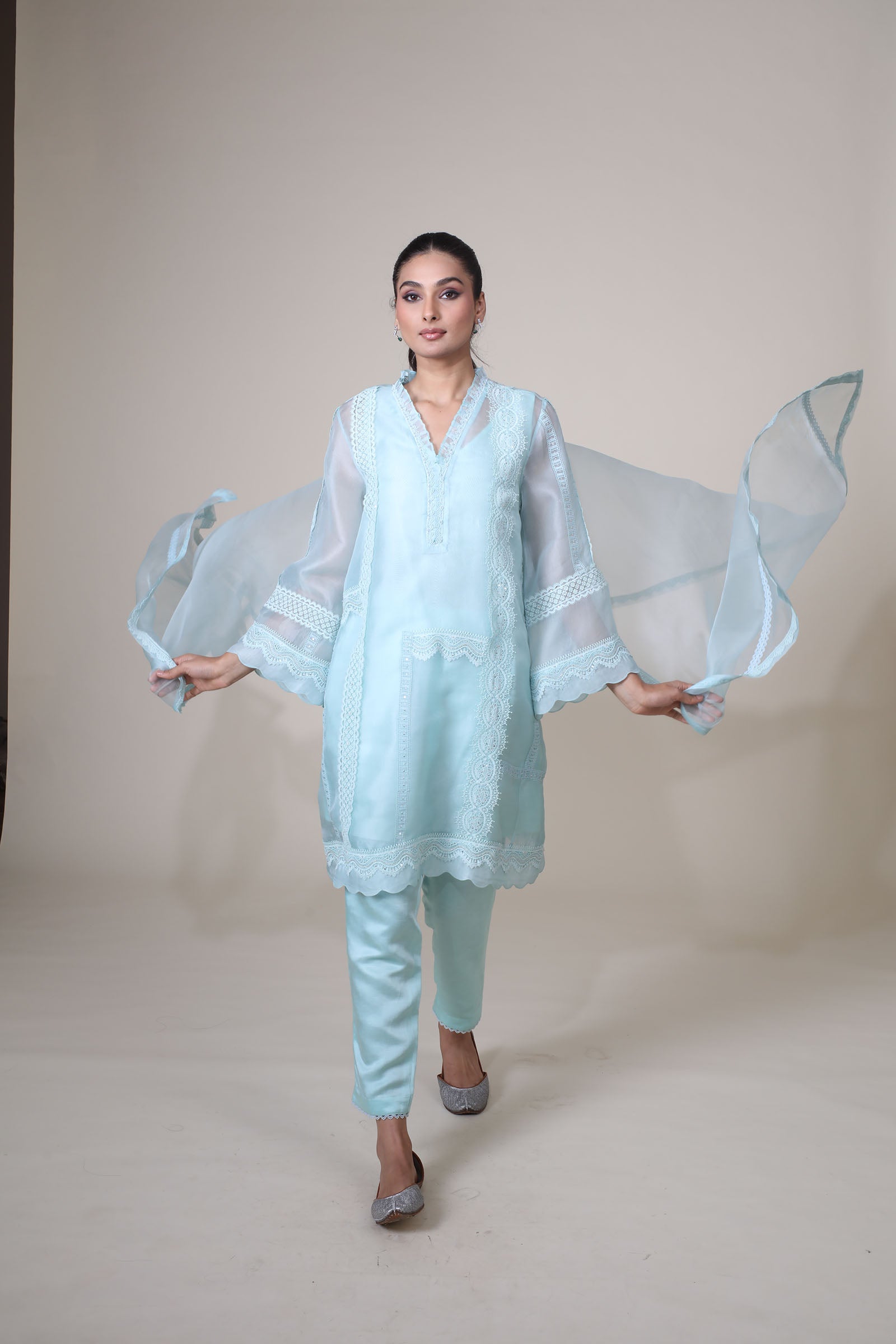 FARIDA LACE - MINT
