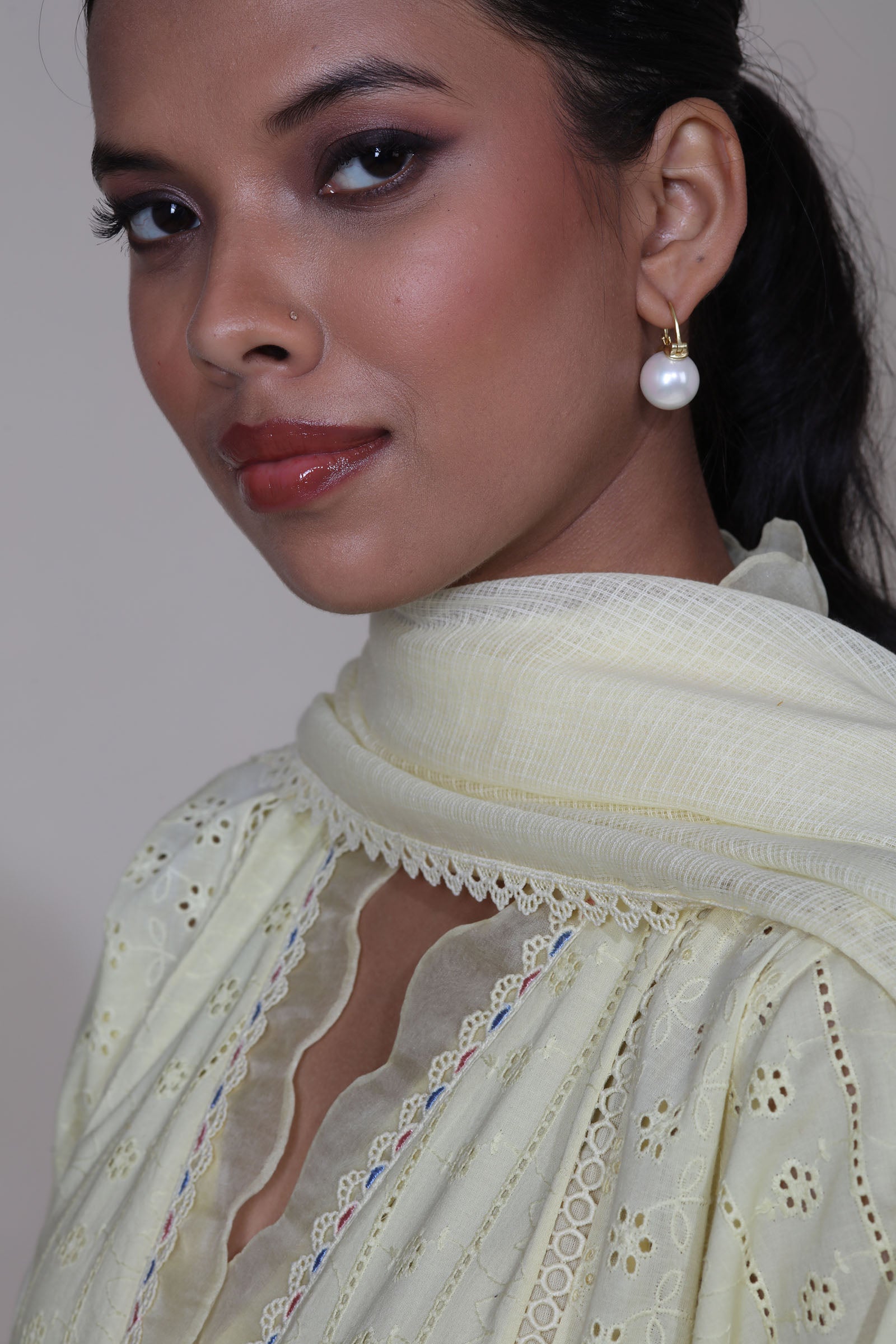 SAHIBA KURTA SET - YELLOW