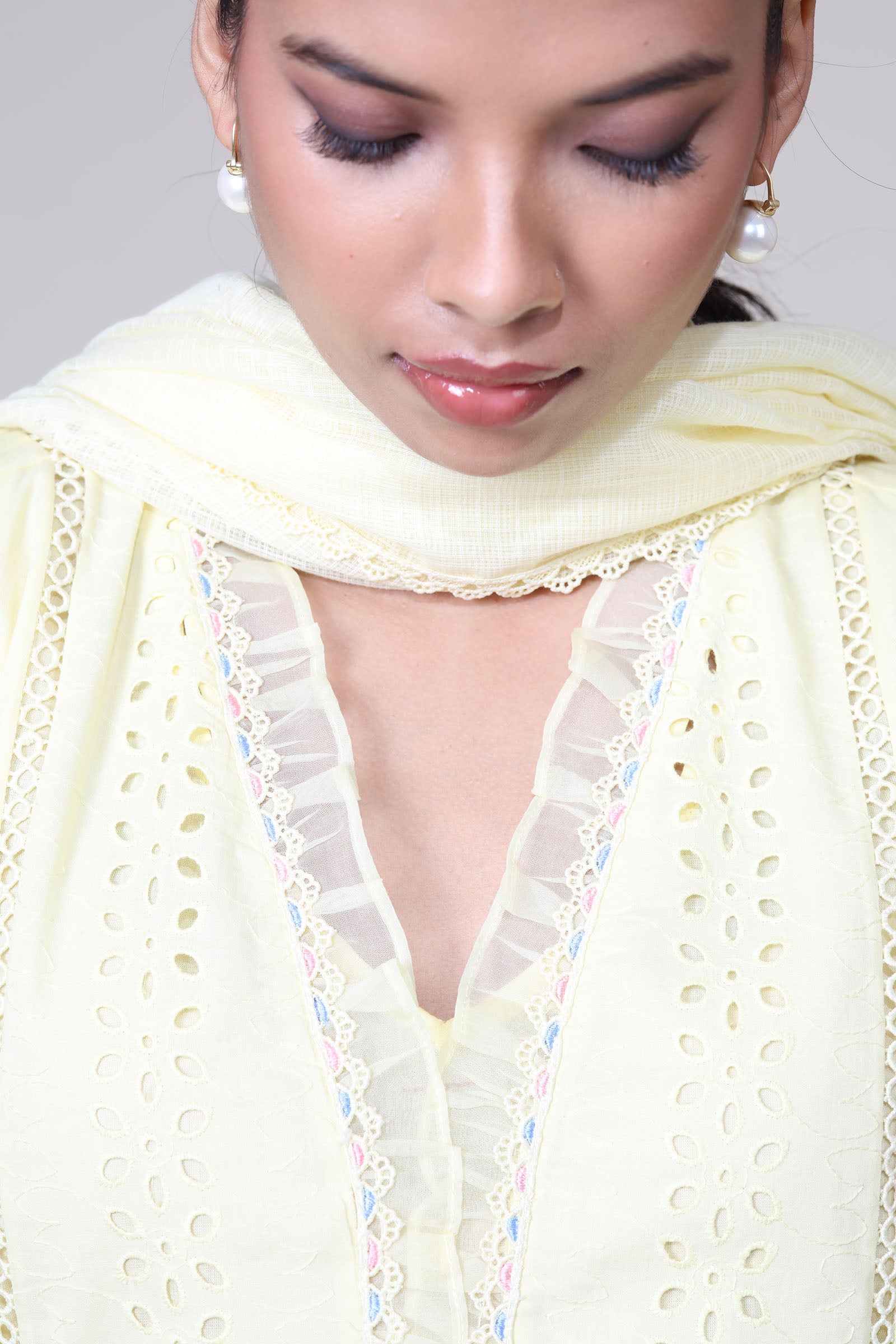 JASMINE KURTA SET - YELLOW