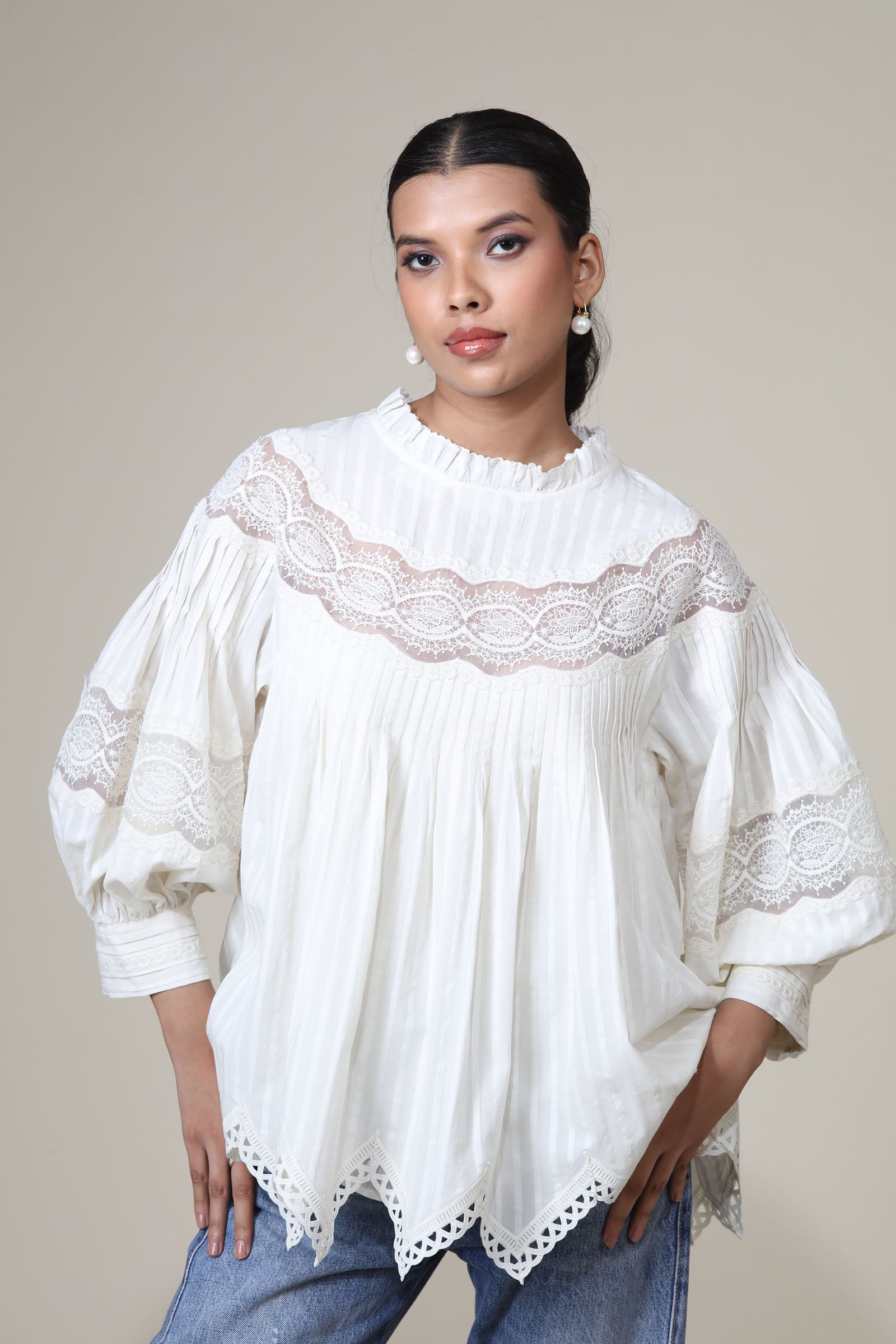 LEA TOP - IVORY