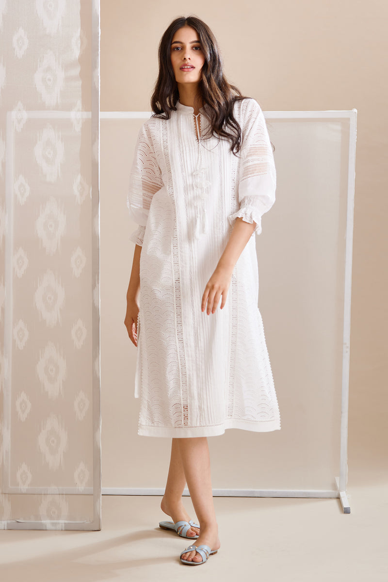 Maya White Dress